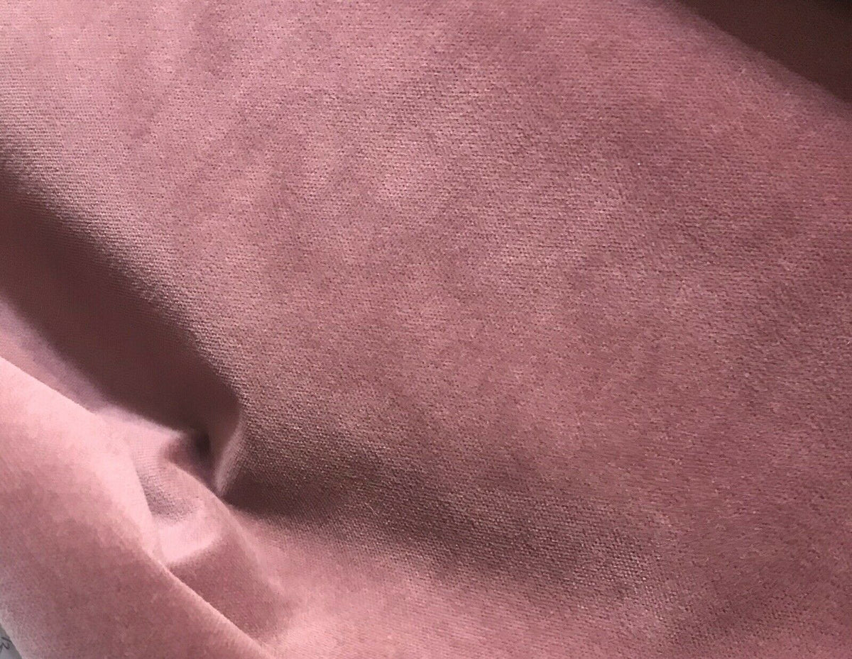 NEW! Designer Velvet Upholstery Fabric - Dusty Mauve Pink - Fancy Styles Fabric Pierre Frey Lee Jofa Brunschwig & Fils