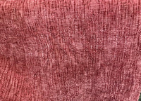 SALE! Designer Velvet Chenille Burnout Fabric - Antique Raspberry Red - Fancy Styles Fabric Boutique