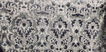 SALE! Antique Inspired Burnout Velvet Damask Fabric - Upholstery Gray Brocade - Fancy Styles Fabric Boutique