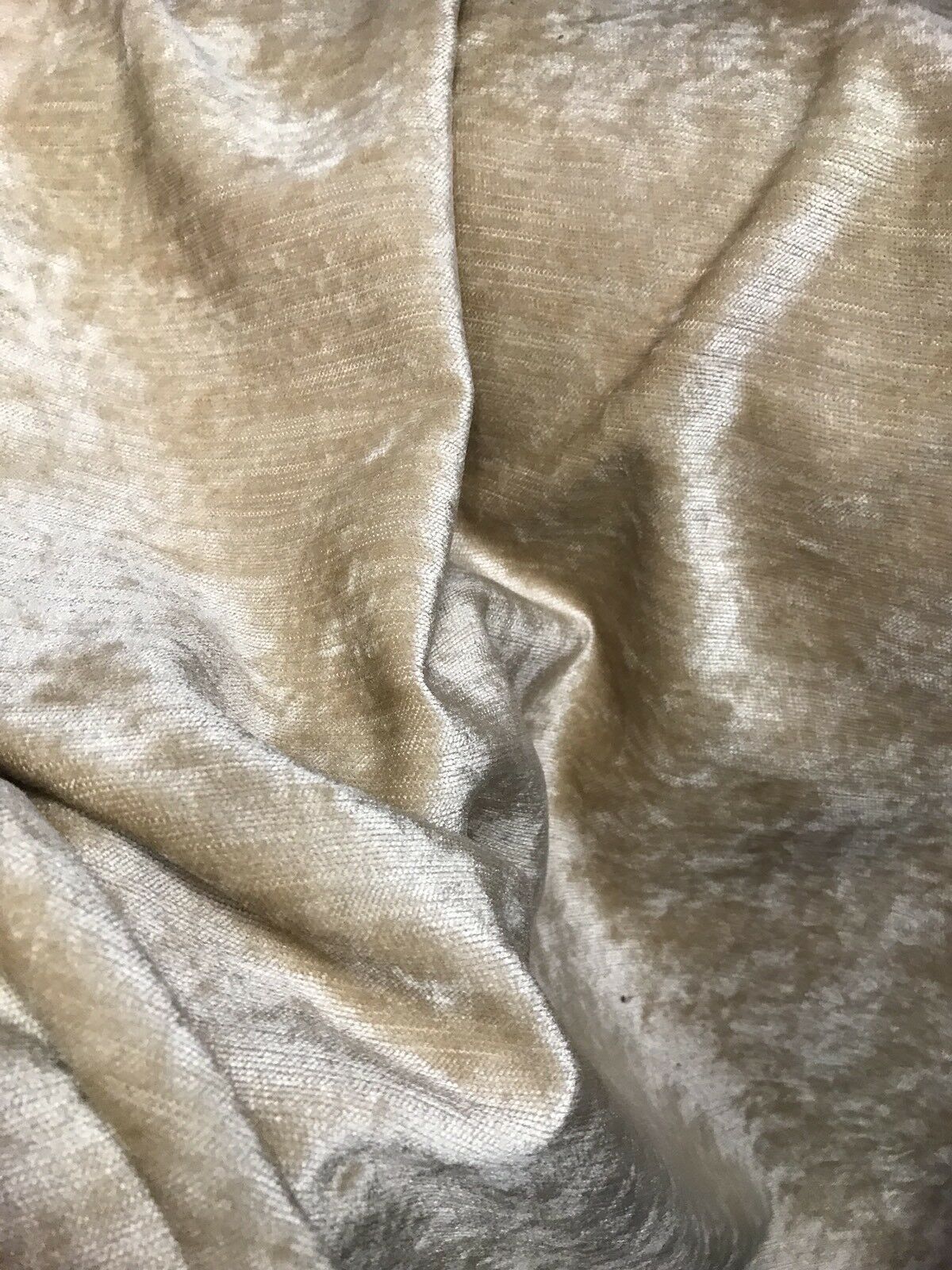 Designer Upholstery Antiqued Velvet Fabric - Antique Beige-  By The Yard - Fancy Styles Fabric Pierre Frey Lee Jofa Brunschwig & Fils