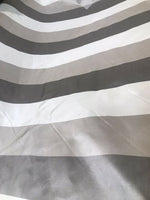 NEW! Lady Aubrey 100% Silk Taffeta Striped Stripes Drapery Fabric -Grey - Fancy Styles Fabric Pierre Frey Lee Jofa Brunschwig & Fils
