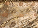 SALE 110” Wide Designer Brocade Satin Fabric- Antique Floral - Damask - Fancy Styles Fabric Boutique