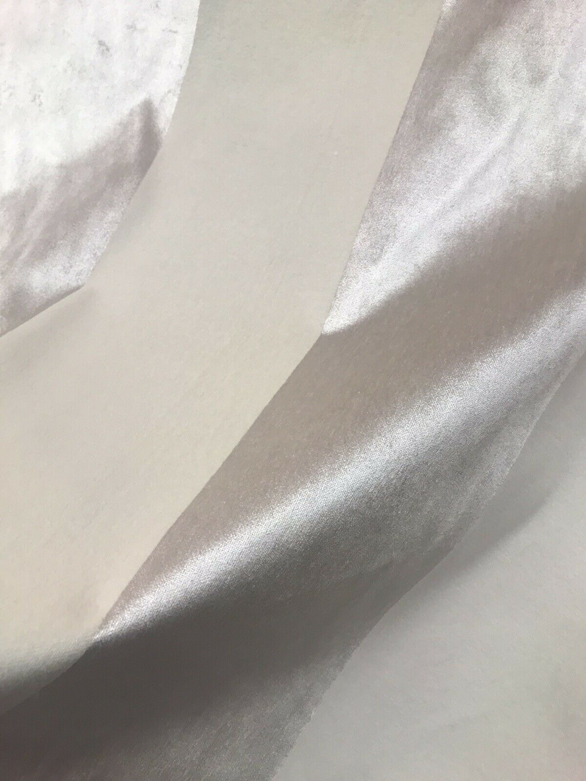 NEW Lady Gabriella Designer Velvet Striped Drapery & Upholstery Fabric - Ivory BTY - Fancy Styles Fabric Pierre Frey Lee Jofa Brunschwig & Fils