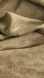 SALE! Designer Upholstery Chenille Velvet Fabric - Honey Beige - Fancy Styles Fabric Pierre Frey Lee Jofa Brunschwig & Fils