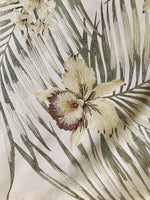 BACK IN STOCK! Sir Mathew Designer Brocade Upholstery Fabric- Palm Leaves Floral Cream - Fancy Styles Fabric Pierre Frey Lee Jofa Brunschwig & Fils