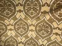 NEW Double Sided Burnout Chenille Velvet Fabric- Mustard Yellow- Upholstery - Fancy Styles Fabric Boutique