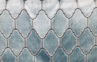 NEW! Novelty Italian Burnout Geometric Velvet Fabric - Upholstery- French Light Blue - Fancy Styles Fabric Pierre Frey Lee Jofa Brunschwig & Fils