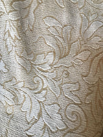 SALE! Designer Velvet Chenille Burnout Fabric - Yellow Beige - Fancy Styles Fabric Pierre Frey Lee Jofa Brunschwig & Fils
