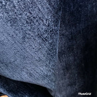 Designer Heavyweight Upholstery Velvet Fabric - Midnight Blue - Fancy Styles Fabric Pierre Frey Lee Jofa Brunschwig & Fils