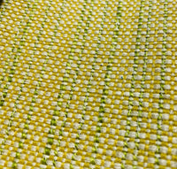 NEW Two-Tone Upholstery Tweed Texture Nubby Fabric -Yellow & Green - Fancy Styles Fabric Pierre Frey Lee Jofa Brunschwig & Fils