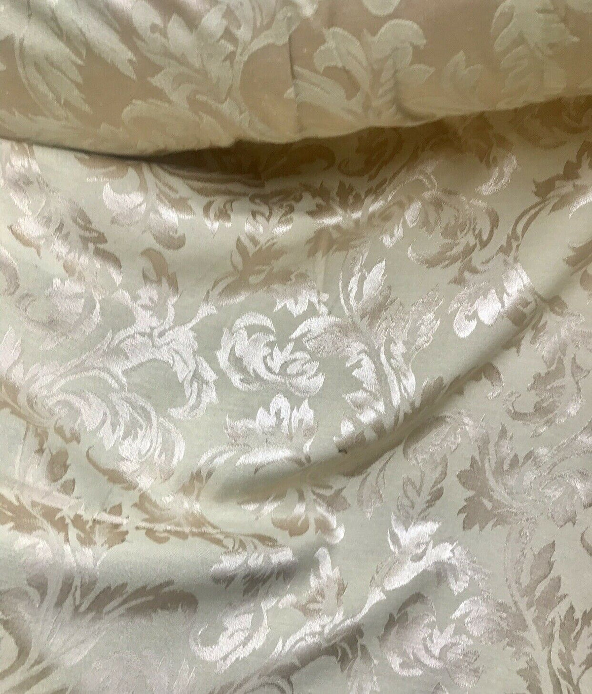 NEW! Designer Brocade Satin Floral Fabric- Antique Rose Gold -By The Yard - Fancy Styles Fabric Pierre Frey Lee Jofa Brunschwig & Fils