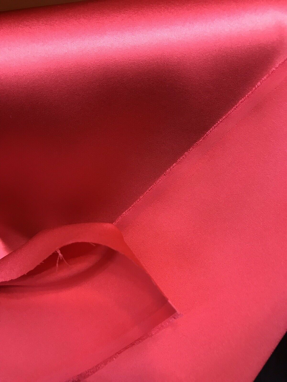 NEW Designer 100% Silk Charmeuse Fabric - Fuchsia Hot Pink- Sold by yard - Fancy Styles Fabric Pierre Frey Lee Jofa Brunschwig & Fils
