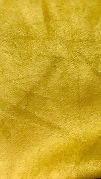 Designer Upholstery Weight Velvet Velour Fabric - Mustard Yellow - Fancy Styles Fabric Pierre Frey Lee Jofa Brunschwig & Fils