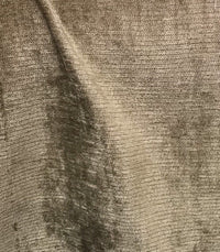 SALE! Designer Velvet Chenille Fabric - Olive Taupe - Upholstery - Fancy Styles Fabric Pierre Frey Lee Jofa Brunschwig & Fils