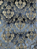 NEW Queen Estel Novelty Designer Italian Burnout Damask Velvet Fabric - Upholstery- By The Yard - Fancy Styles Fabric Pierre Frey Lee Jofa Brunschwig & Fils