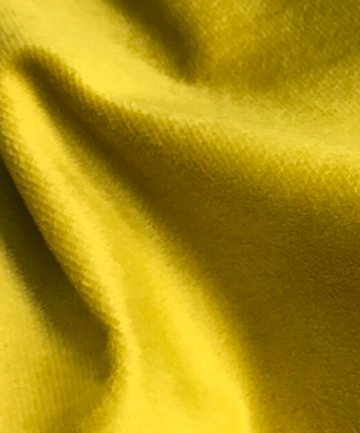 Designer Soft Decorating & Upholstery Velvet Fabric - Electric Yellow - Fancy Styles Fabric Pierre Frey Lee Jofa Brunschwig & Fils