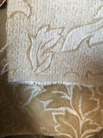 SALE! Designer Velvet Chenille Burnout Fabric - Yellow Beige - Fancy Styles Fabric Pierre Frey Lee Jofa Brunschwig & Fils