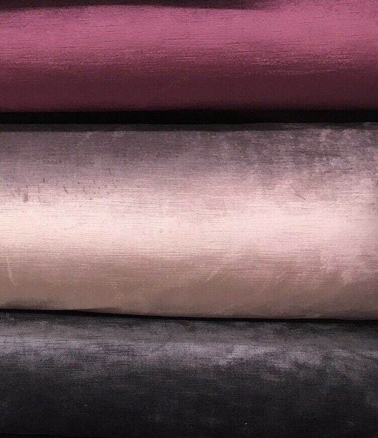 Designer Antique Inspired Velvet Fabric - Midnight Plum - Upholstery - Fancy Styles Fabric Pierre Frey Lee Jofa