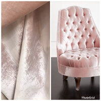 NEW! Designer Upholstery Velvet Fabric With Antique Sheen - Ballet Pink - Fancy Styles Fabric Pierre Frey Lee Jofa Brunschwig & Fils
