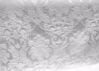 SWATCH Brocade Satin Fabric- Bleached White- Drapery Upholstery Damask - Fancy Styles Fabric Pierre Frey Lee Jofa Brunschwig & Fils