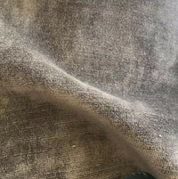 NEW Designer Antique Inspired Velvet Upholstery Fabric - Mushroom Taupe- BTY - Fancy Styles Fabric Pierre Frey Lee Jofa Brunschwig & Fils