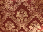 NEW SALE! King Nicholas Designer Brocade Jacquard Fabric- Floral- Upholstery- Red - Fancy Styles Fabric Pierre Frey Lee Jofa Brunschwig & Fils