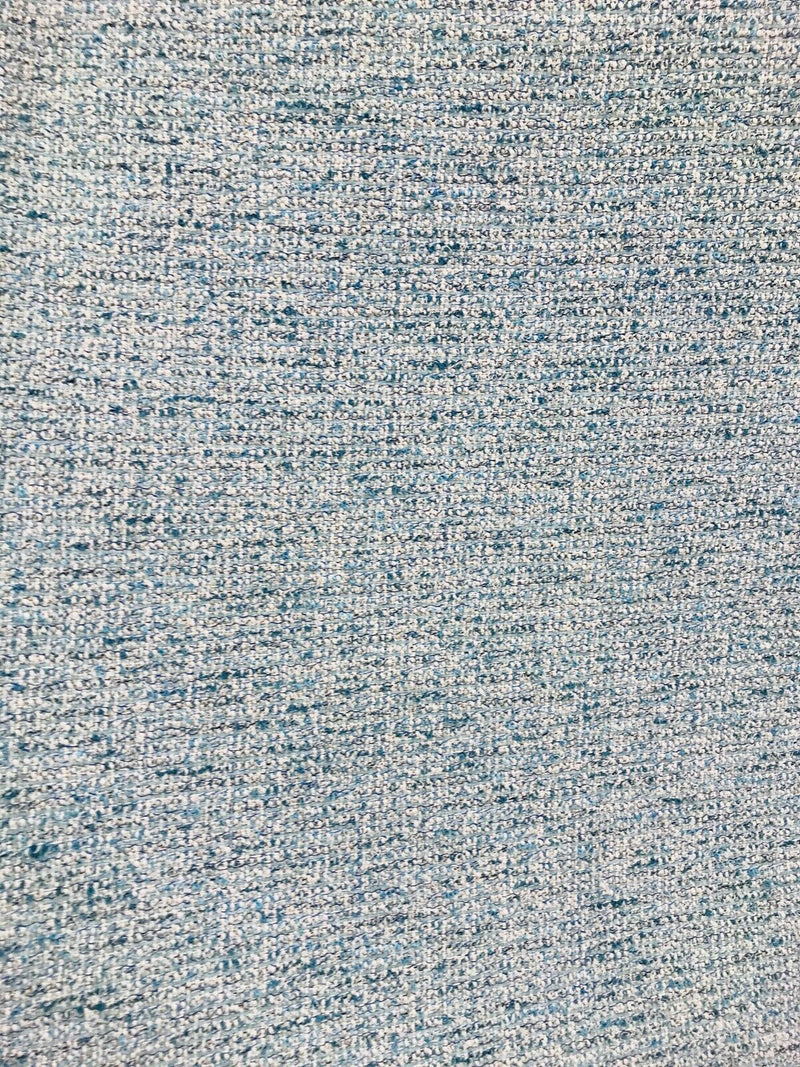 SWATCH Designer Upholstery Heavyweight Tweed Fabric- Blue- 4” x 7” sample - Fancy Styles Fabric Pierre Frey Lee Jofa Brunschwig & Fils