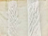 NEW Lady Gabriella Designer Velvet Striped Drapery & Upholstery Fabric - Ivory BTY - Fancy Styles Fabric Pierre Frey Lee Jofa Brunschwig & Fils