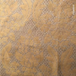 NEW Quilted Burnout Chenille Velvet Fabric- Taupe And Gold- Upholstery - Fancy Styles Fabric Pierre Frey Lee Jofa Brunschwig & Fils