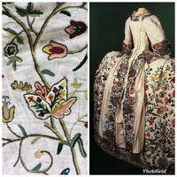 Novelty Floral Wool Yarn Embroidery Linen Inspired Fabric Upholstery Drapery - Fancy Styles Fabric Pierre Frey Lee Jofa Brunschwig & Fils
