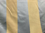 Countess Maisie Stripe Satin Interior Design Fabric Antique Blue And Gold - Fancy Styles Fabric Pierre Frey Lee Jofa Brunschwig & Fils