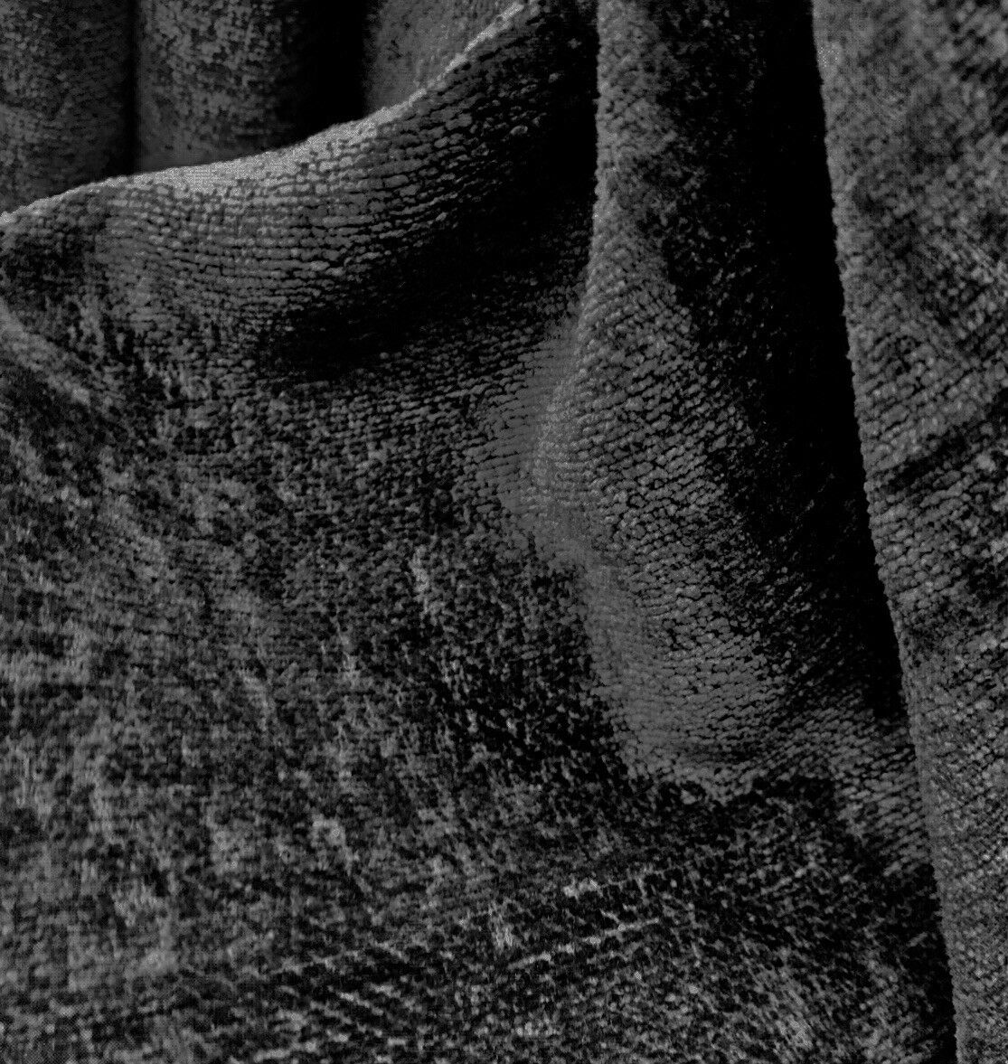 NEW! Designer Super Thick And Soft Chenille Velvet Fabric - Upholstery Grey BTY - Fancy Styles Fabric Pierre Frey Lee Jofa Brunschwig & Fils