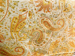 NEW Countess Asteria Designer Brocade Paisley Heavy Weight Upholstery Fabric- Orange - Fancy Styles Fabric Pierre Frey Lee Jofa Brunschwig & Fils