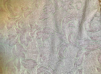 SALE! Designer Velvet Chenille Burnout Fabric - Antique Pink And Aqua - Fancy Styles Fabric Pierre Frey Lee Jofa Brunschwig & Fils