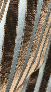 Made In Italy Burnout Damask Chenille Velvet Fabric Stripes - Upholstery - Fancy Styles Fabric Pierre Frey Lee Jofa Brunschwig & Fils
