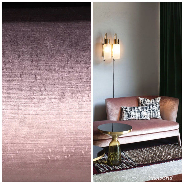 Designer Antique Inspired Velvet Fabric - Violet Pink - Upholstery - Fancy Styles Fabric Pierre Frey Lee Jofa