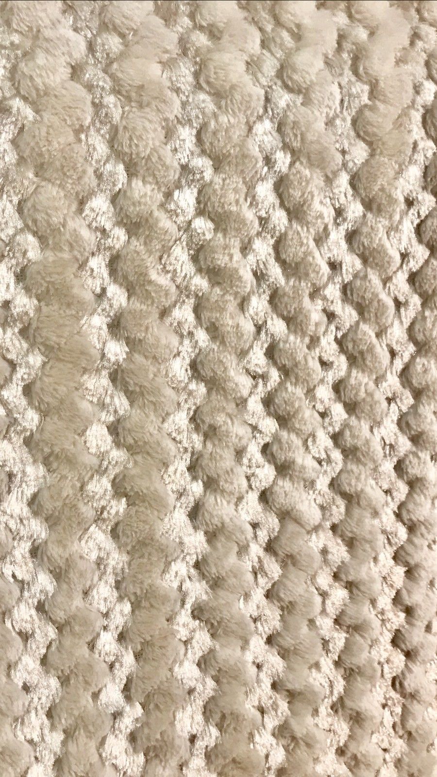 Designer Luxury Faux Fur Plush Fabric- Beige And Shell- Sold By The Yard - Fancy Styles Fabric Pierre Frey Lee Jofa Brunschwig & Fils