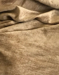 SALE! Designer Upholstery Chenille Velvet Fabric - Honey Beige - Fancy Styles Fabric Pierre Frey Lee Jofa Brunschwig & Fils
