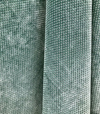 NEW Designer Velvet Checkered Upholstery Fabric - Spearmint Green- By the yard - Fancy Styles Fabric Pierre Frey Lee Jofa Brunschwig & Fils
