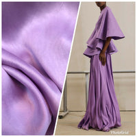NEW Lavender Lilac Silk Stretch (Sueded) Sandwashed Charmeuse Fabric Sold by yard - Fancy Styles Fabric Pierre Frey Lee Jofa Brunschwig & Fils