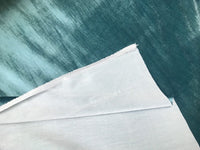 NEW! Designer Lined Silk Rayon Drapery Velvet Fabric By the yard- Turquoise - Fancy Styles Fabric Pierre Frey Lee Jofa Brunschwig & Fils