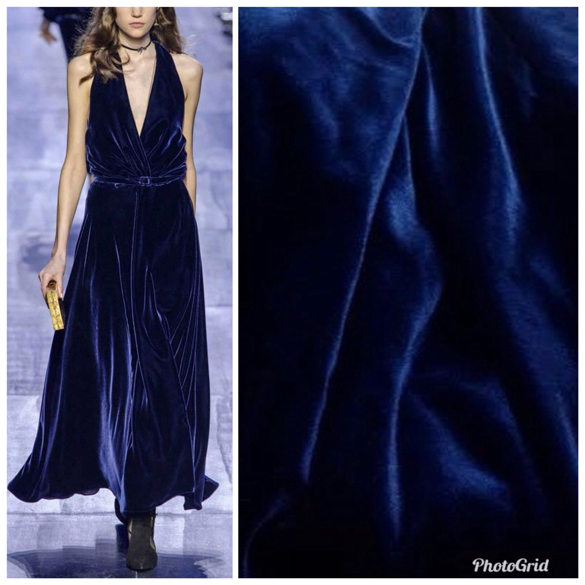 SALE! Miss Bonnie Designer Rayon Velvet Fabric