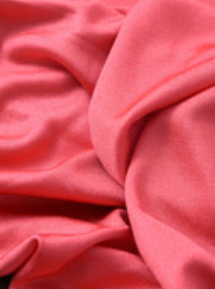 Close-Out Designer Runway 100% Silk Jersey Fabric Rose Pink-  Sold by yard - Fancy Styles Fabric Pierre Frey Lee Jofa