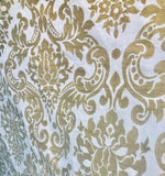 NEW Duchess Dolly Novelty Belgium Designer Imported 100% Linen Damask Fabric Gold - Fancy Styles Fabric Pierre Frey Lee Jofa Brunschwig & Fils