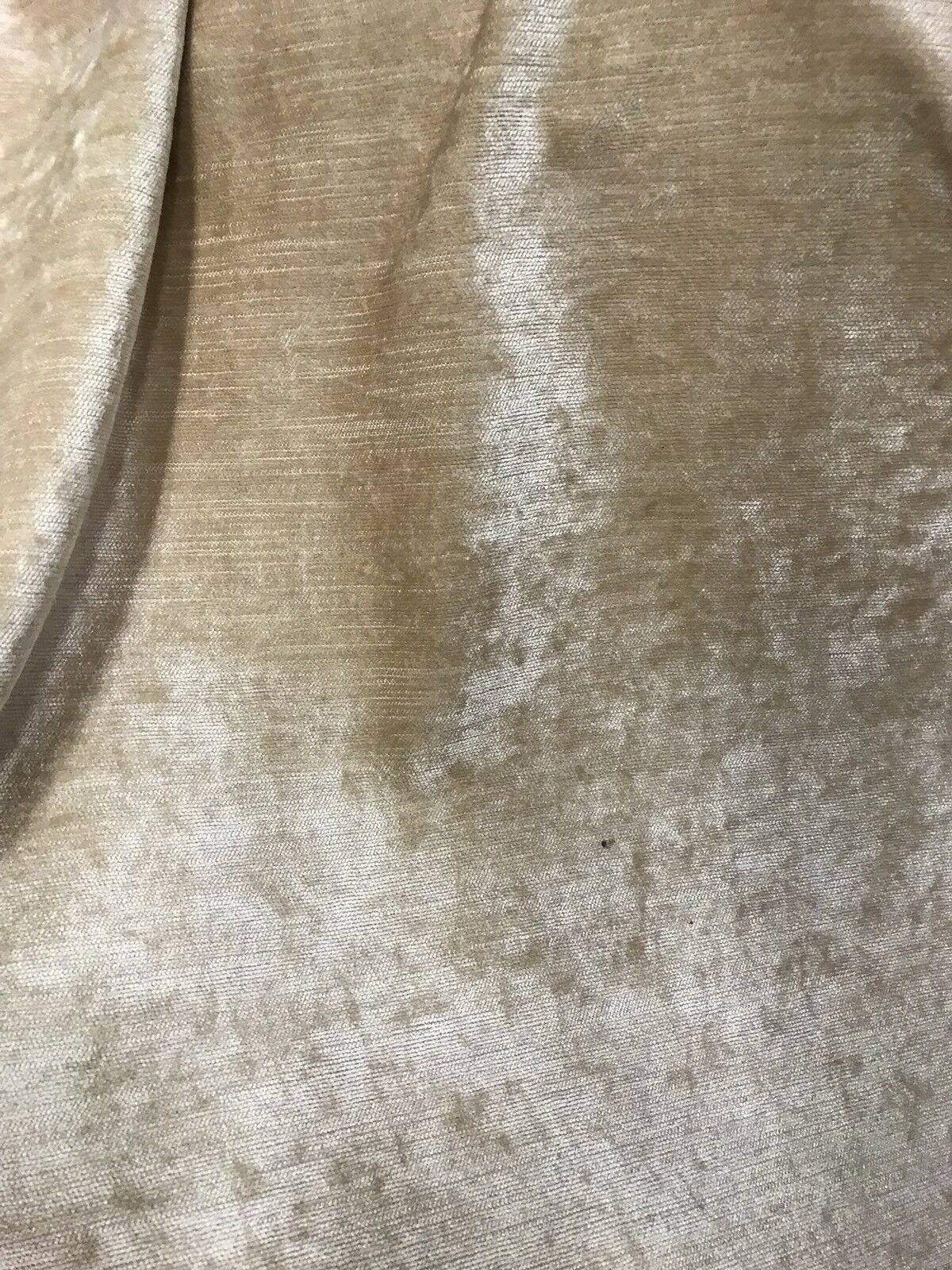 Designer Upholstery Antiqued Velvet Fabric - Antique Beige-  By The Yard - Fancy Styles Fabric Pierre Frey Lee Jofa Brunschwig & Fils