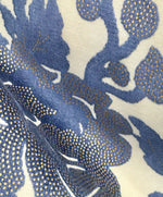 NEW Designer Burnout Floral Velvet Upholstery Fabric -Lavender-Blue BTY - Fancy Styles Fabric Pierre Frey Lee Jofa Brunschwig & Fils