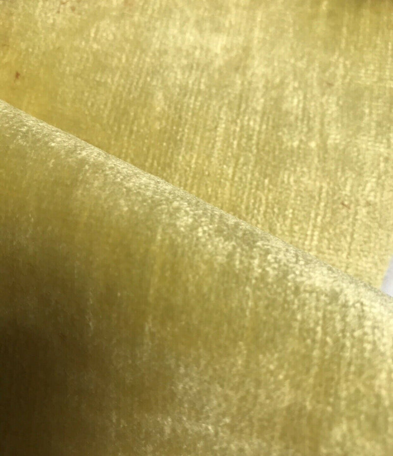 NEW Designer Velvet Upholstery Fabric - Antique Dusty Yellow- By The Yard - Fancy Styles Fabric Pierre Frey Lee Jofa Brunschwig & Fils