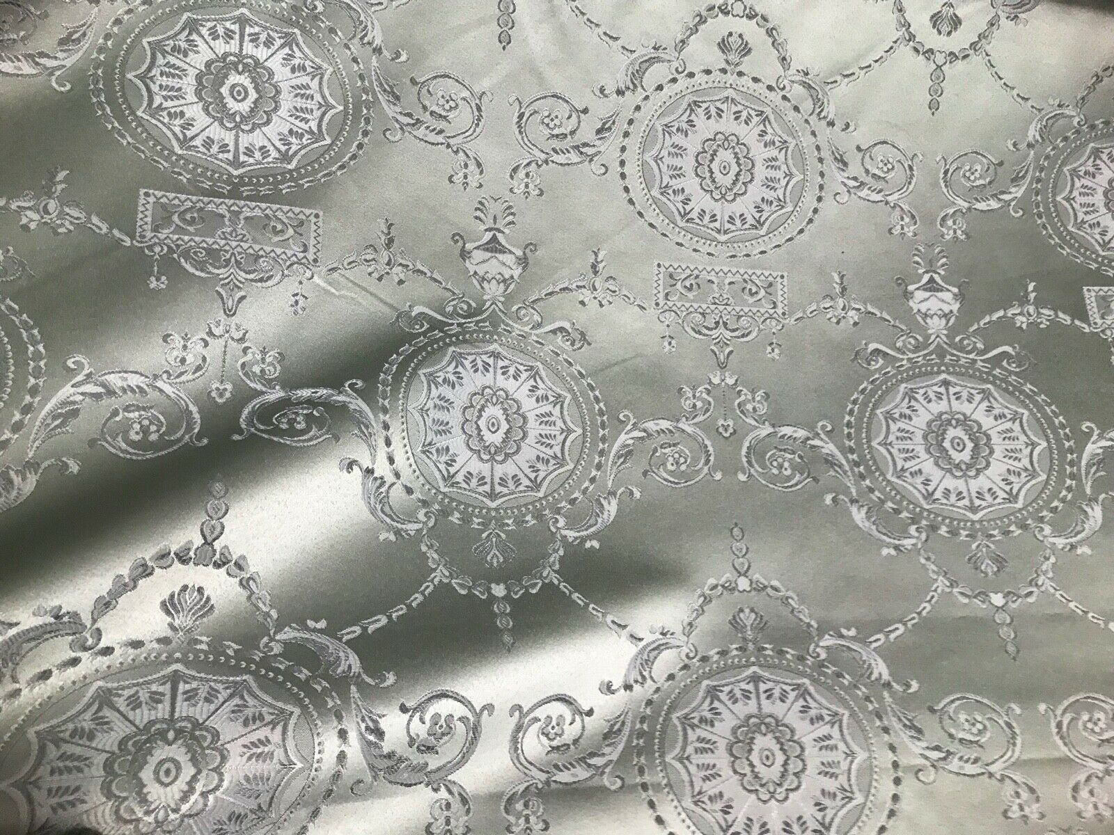 Black and Silver Louis fabric