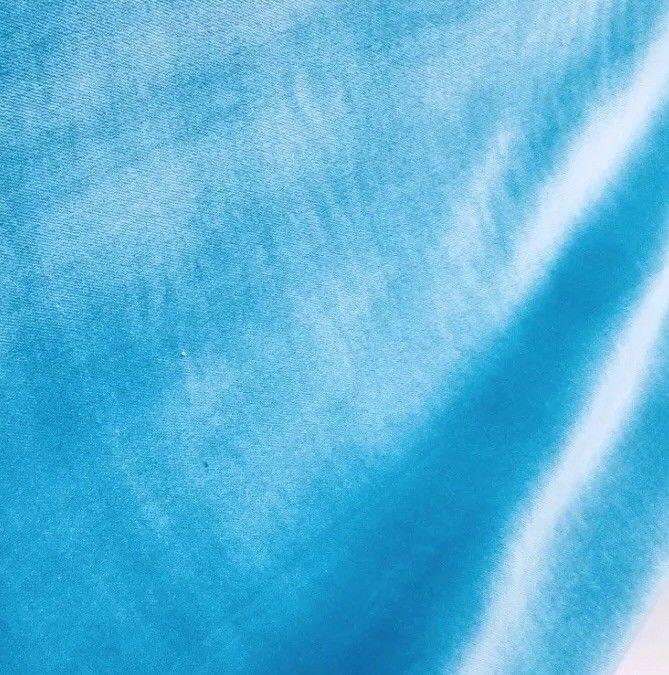 NEW Designer Soft Velvet Upholstery Fabric - Turquoise - By the yard - Fancy Styles Fabric Boutique