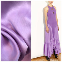 NEW Lavender Lilac Silk Stretch (Sueded) Sandwashed Charmeuse Fabric Sold by yard - Fancy Styles Fabric Pierre Frey Lee Jofa Brunschwig & Fils